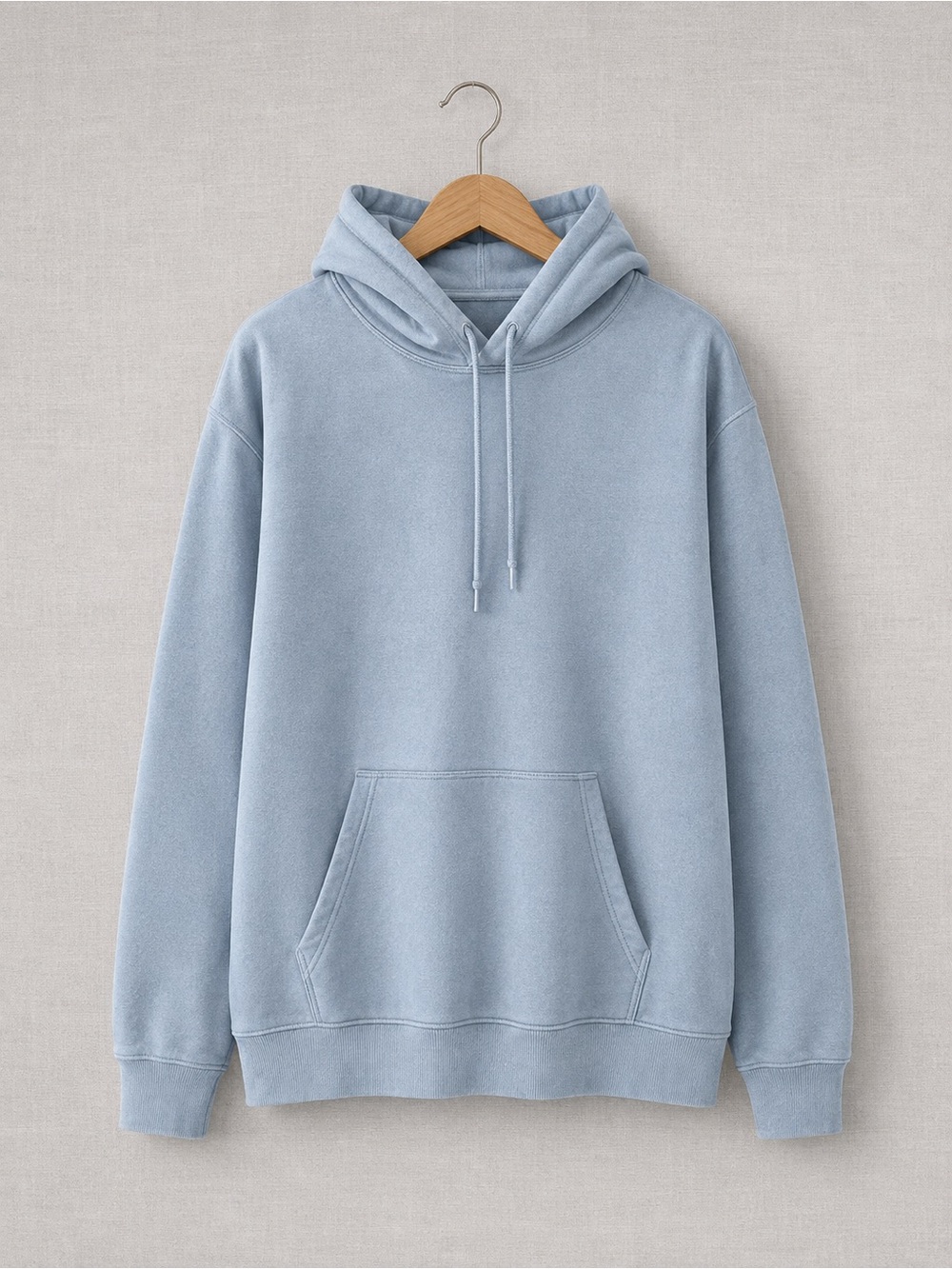 H&M Light Blue Men's Pullover Hoodie